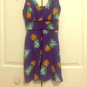 Fun pineapple romper